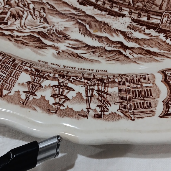 Alfred meakin Fair winds serving plate 12 ins wide made in England - Picture 3 of 4